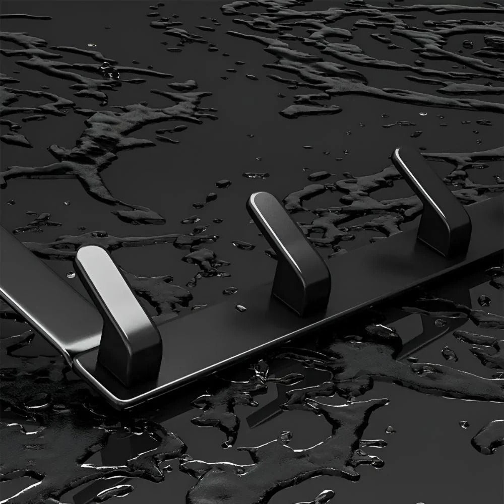 Over-the-Door Hook Rack with 5 Hooks