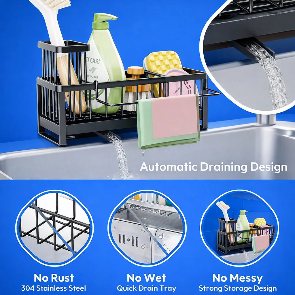 Sink Organizer Black