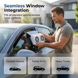 Solar-Powered Car Window Fan