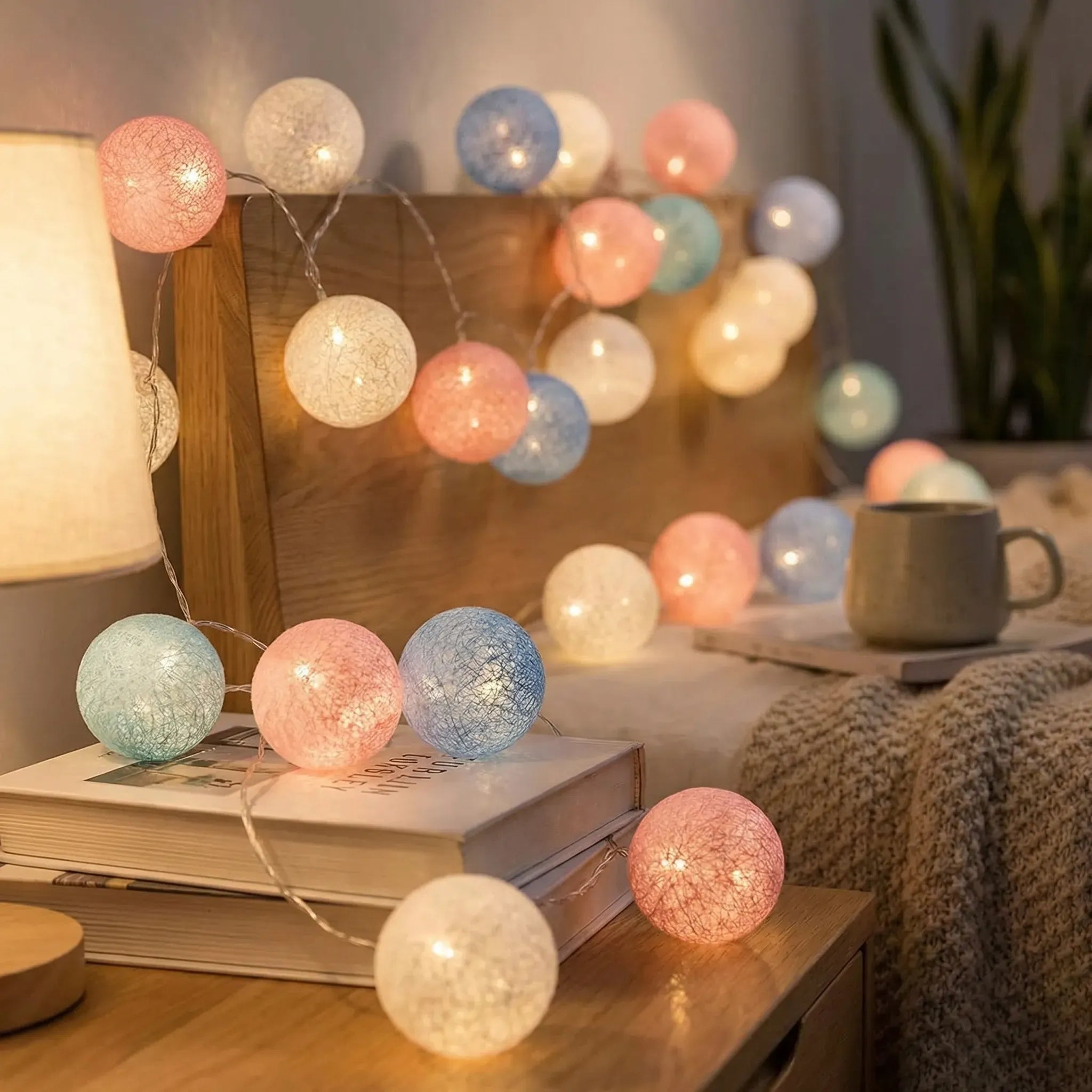 Woven Ball String Lights