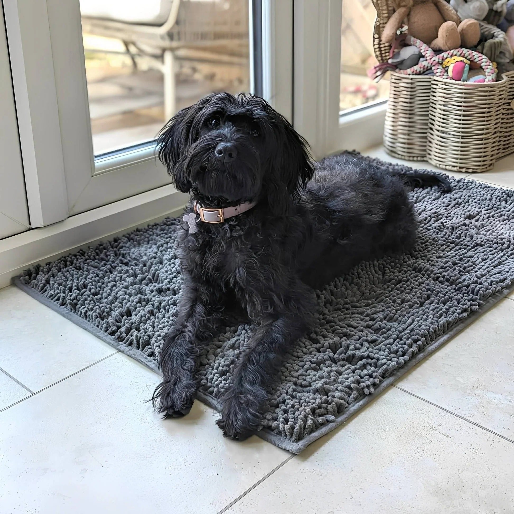 Absorbent Non-Slip Dog Doormat