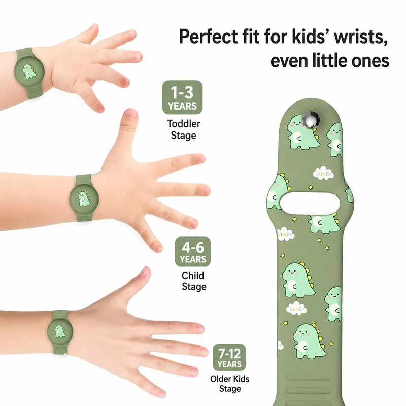Kids' Silicone Wristband for Location Tag