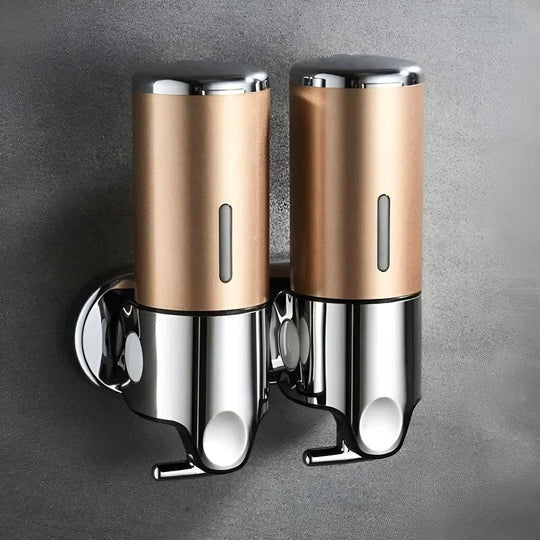 Wall-Mounted Brass Soap Dispenser