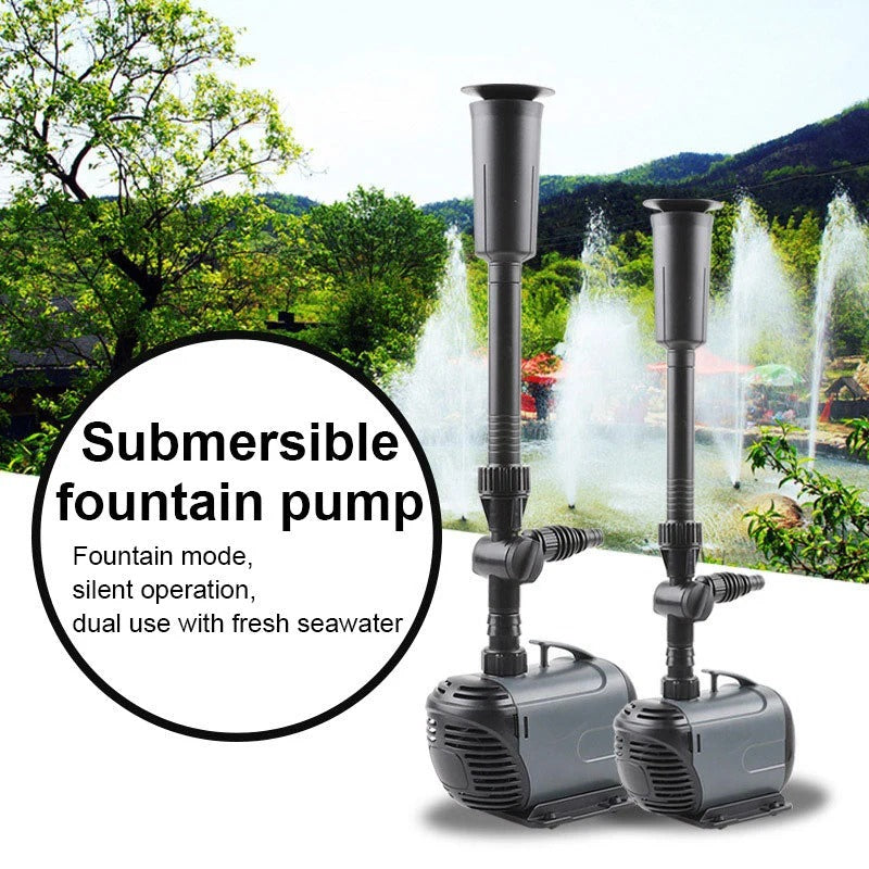 Multifunction Fountain Pump with Adjustable Flow