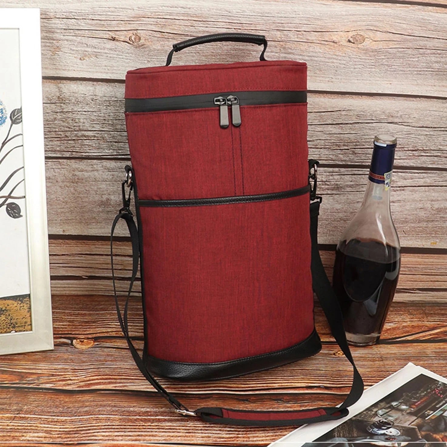Canvas Wine Cooler Bag (2 Bottles)