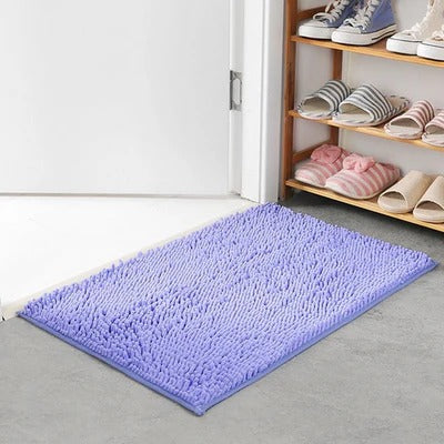 Soft Chenille Bath Mat with Memory Foam
