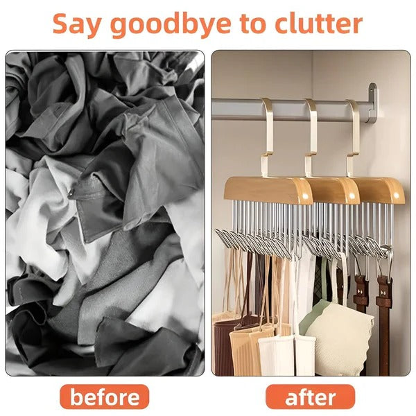 360 Rotating Closet Organiser Hanger