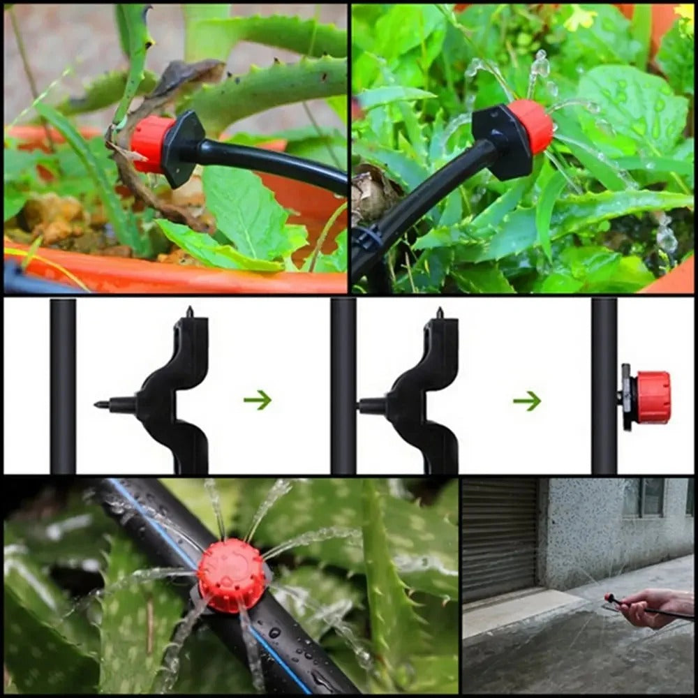Adjustable Irrigation Drippers (100-Piece Set)