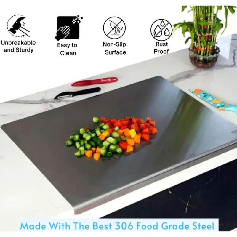 Stainless Steel Cutting Board (30 x 40 cm)