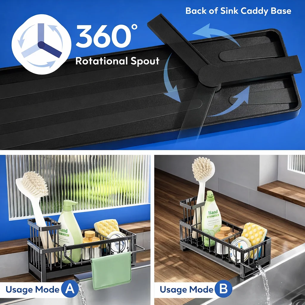 Sink Organizer Black