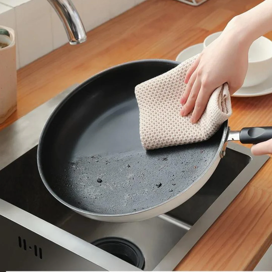 6-Piece Honeycomb Cotton Towel Set