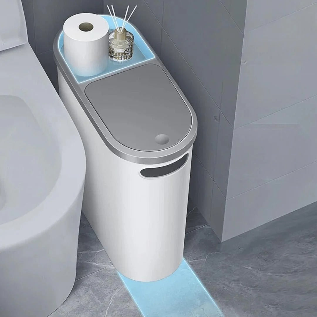 10L Silent Soft-Close Bathroom Bin