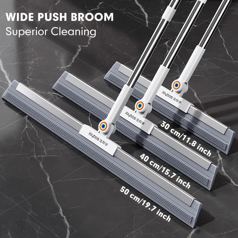2-in-1 Floor Squeegee Mop with Rubber Blade