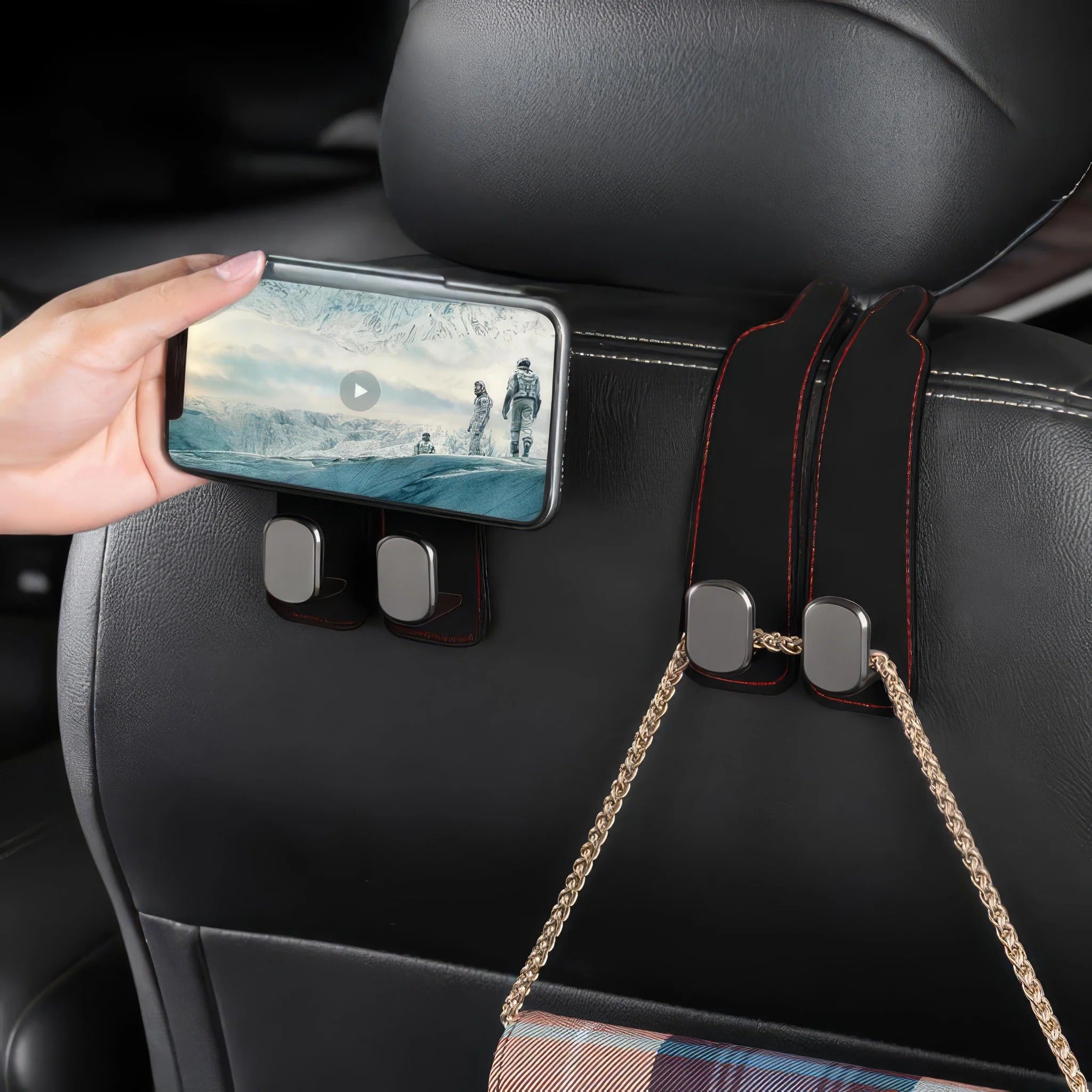 Car Headrest Storage Hooks (Set of 2)