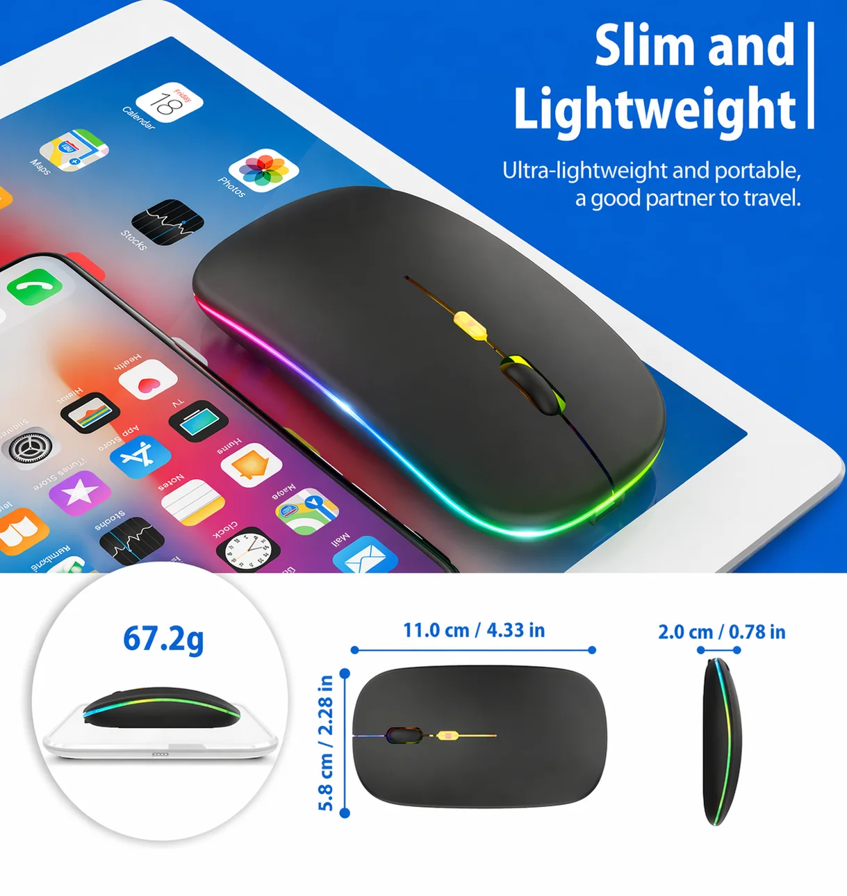 Wireless LED Mouse