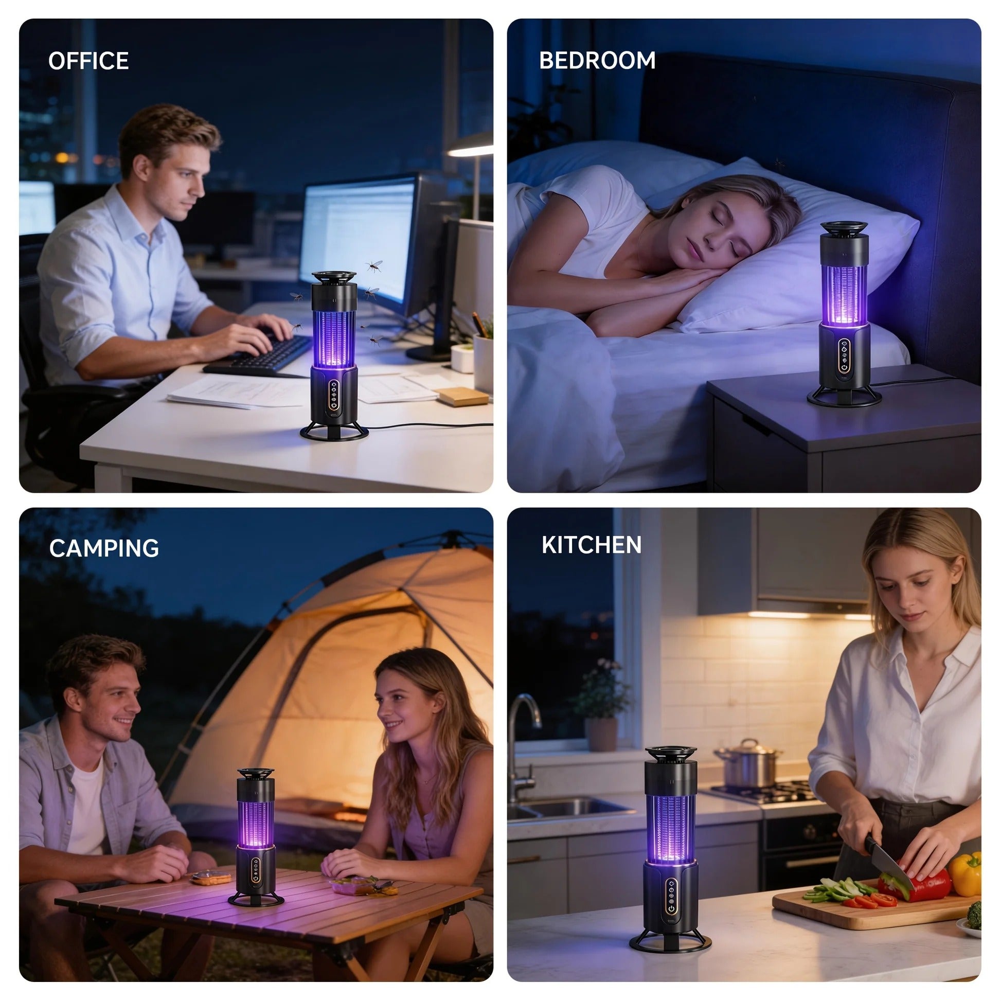 Rechargeable Silent Mosquito Lamp