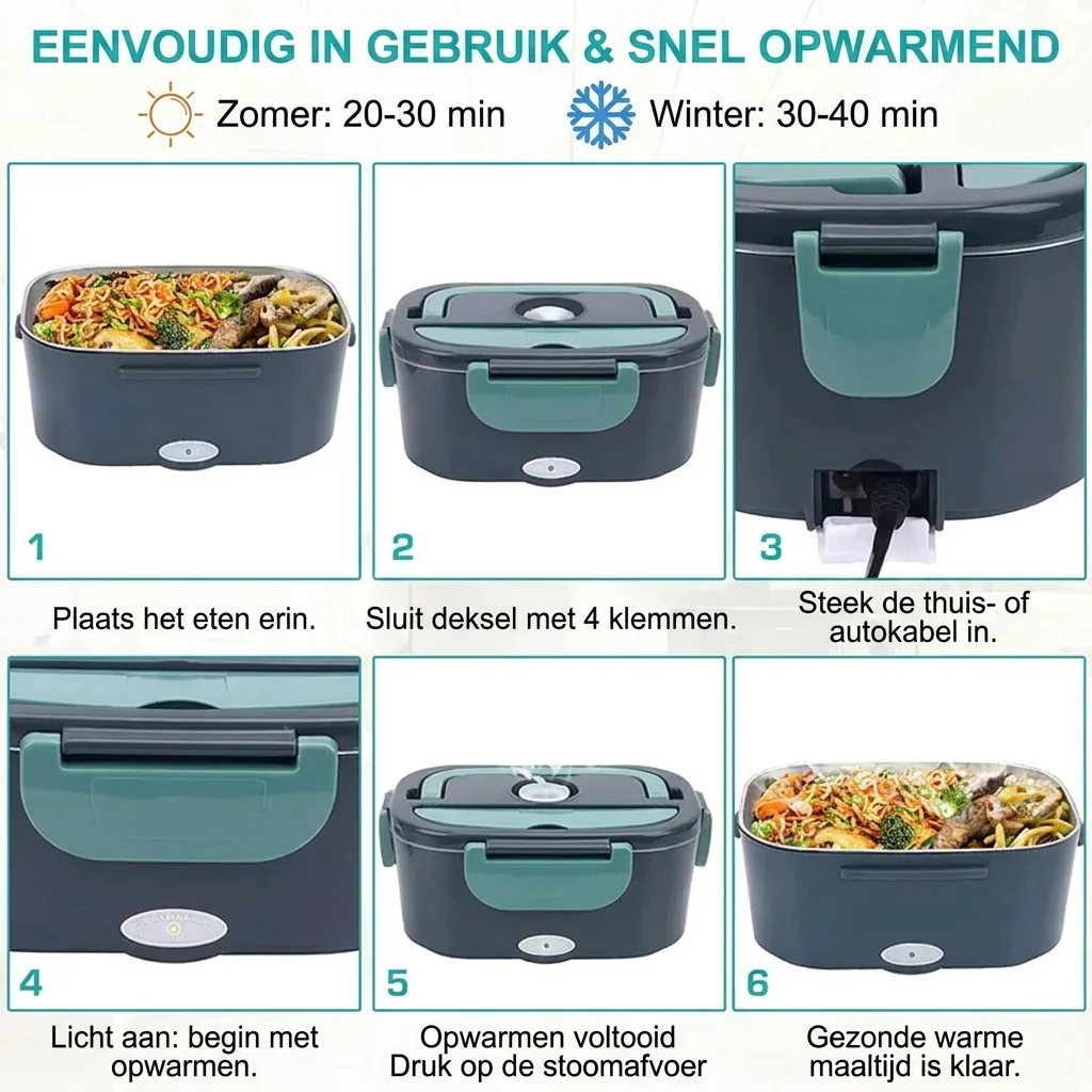 1.5 L Electric Lunchbox Food Warmer