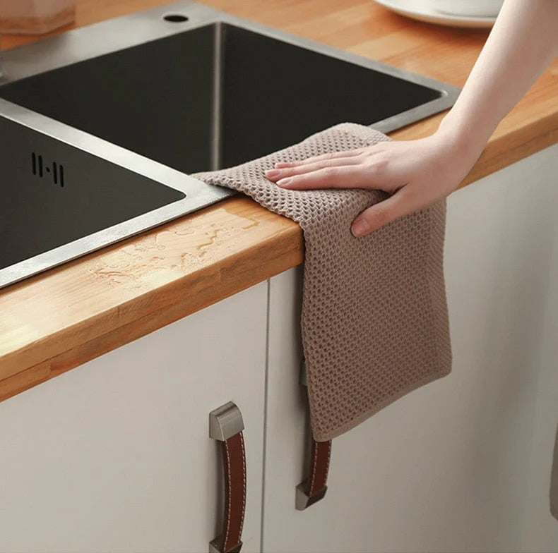 6-Piece Honeycomb Cotton Towel Set