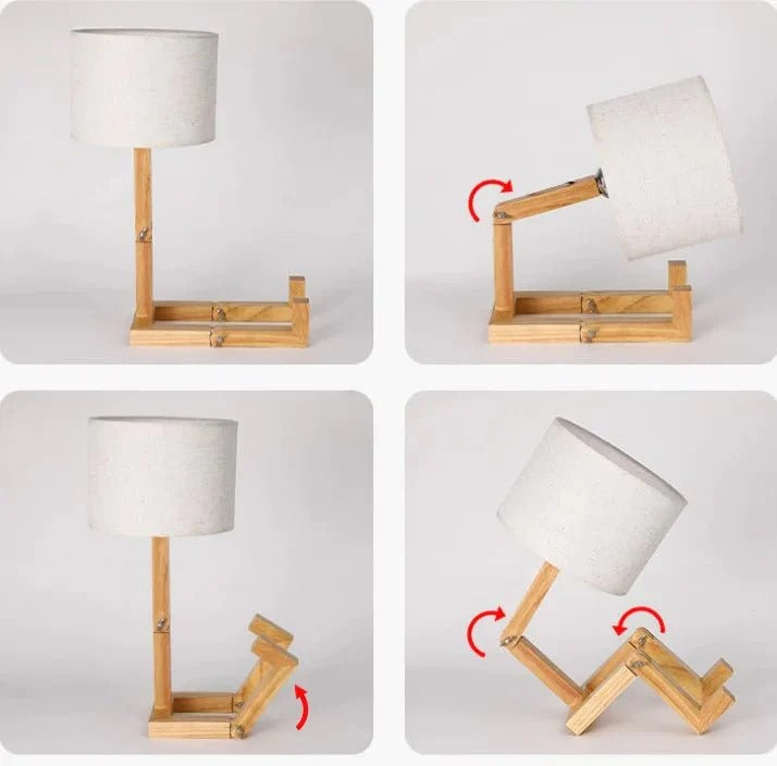 Scandinavian Fabric Table Lamp
