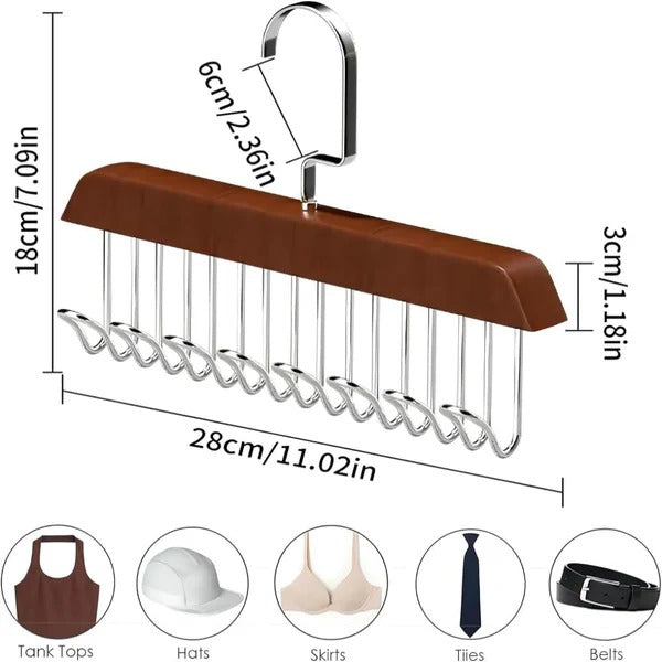 360 Rotating Closet Organiser Hanger