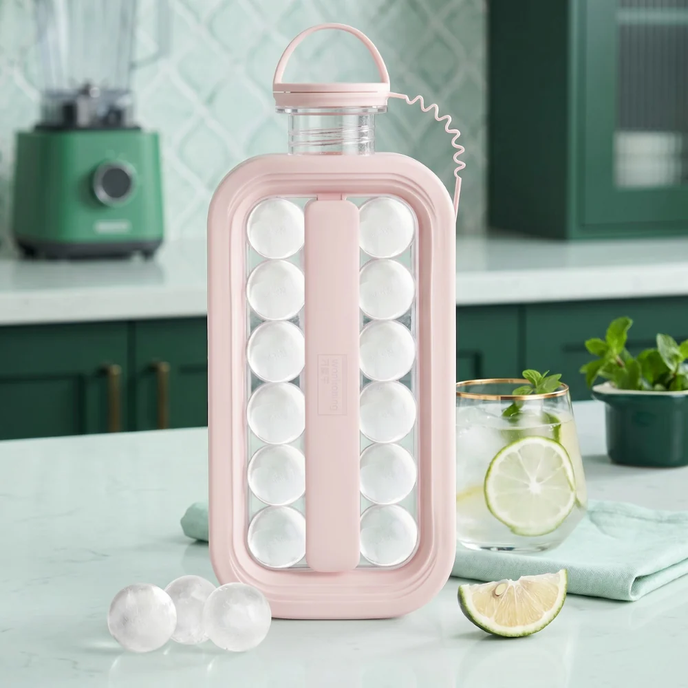 2-in-1 Ice Ball Maker Bottle