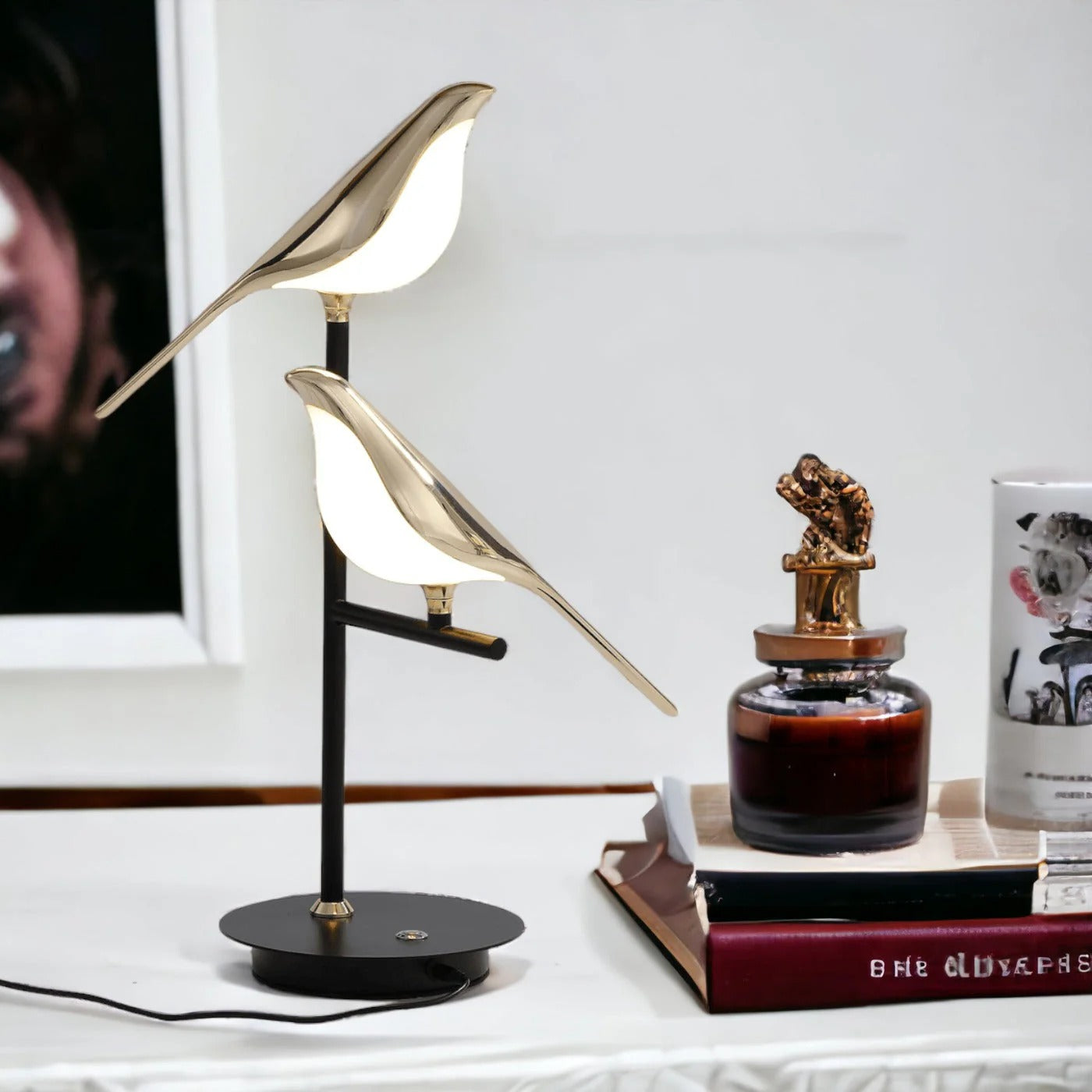 Golden Birdlight Wall Lamp Modern Nordic LED Wall Sconce