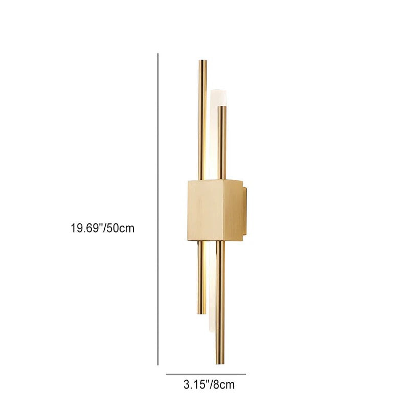 Slim Vertical LED Wall Light
