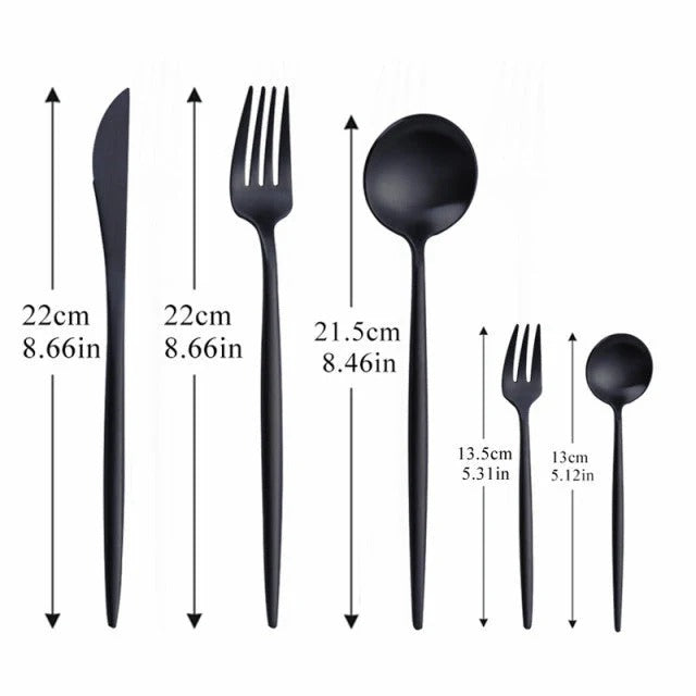 Modern 5-Piece Cutlery Set