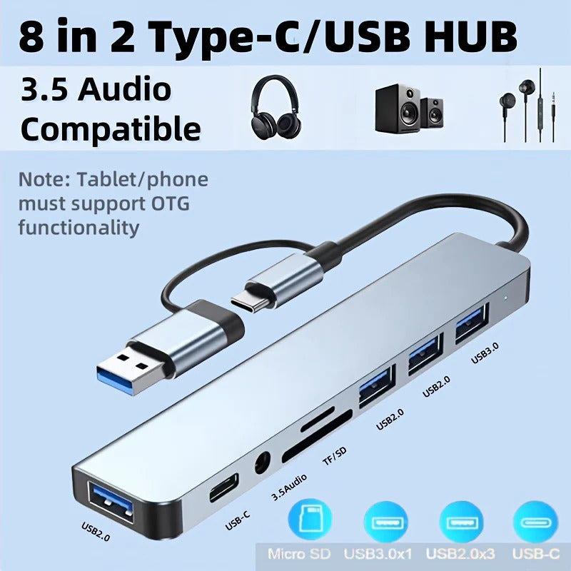 8-Port USB-C Multiport Hub