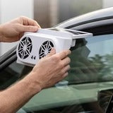 Solar-Powered Car Window Fan
