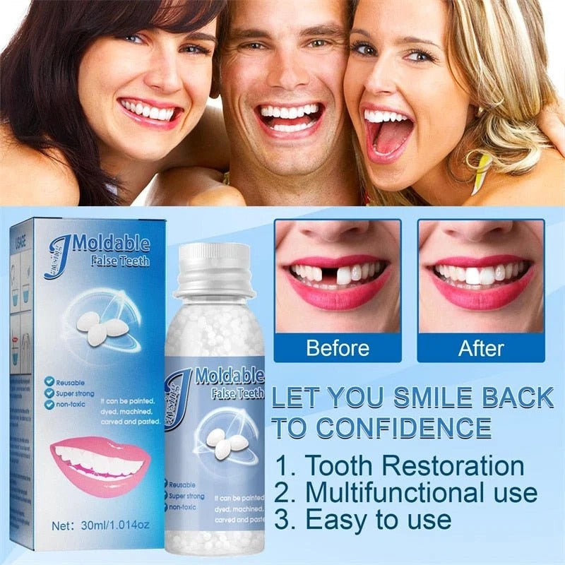 Moldable Tooth Gap Cover