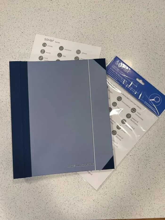 Important Documents Organizer Binder