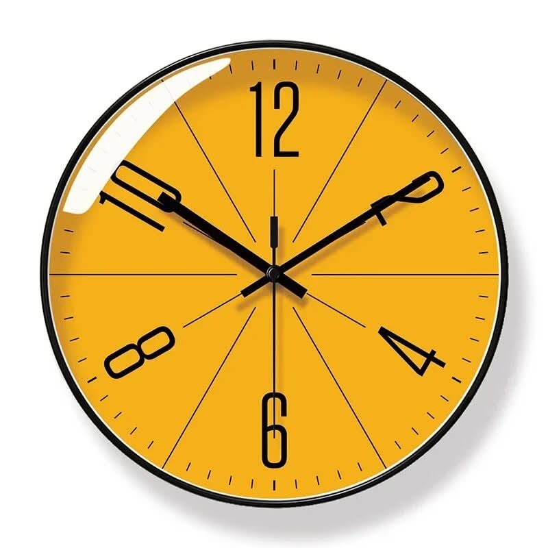 SCANDICLOCK – Black Wall Clock in Nordic Style – Precise & Stylish for Every Home