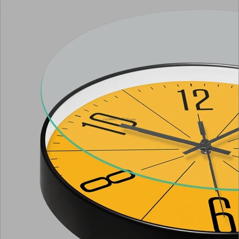 SCANDICLOCK – Black Wall Clock in Nordic Style – Precise & Stylish for Every Home
