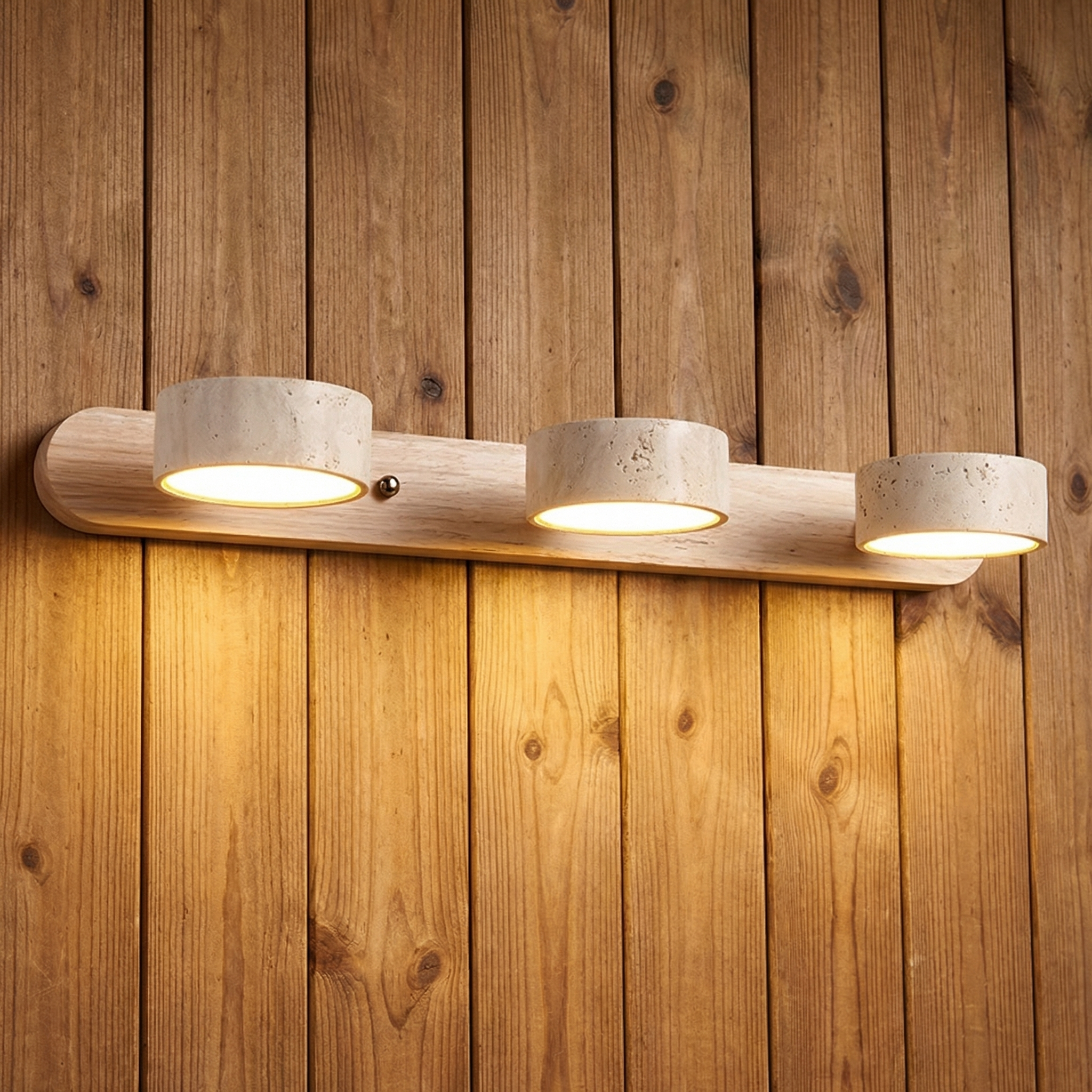 Travertine Wall Light – Natural Modern Design