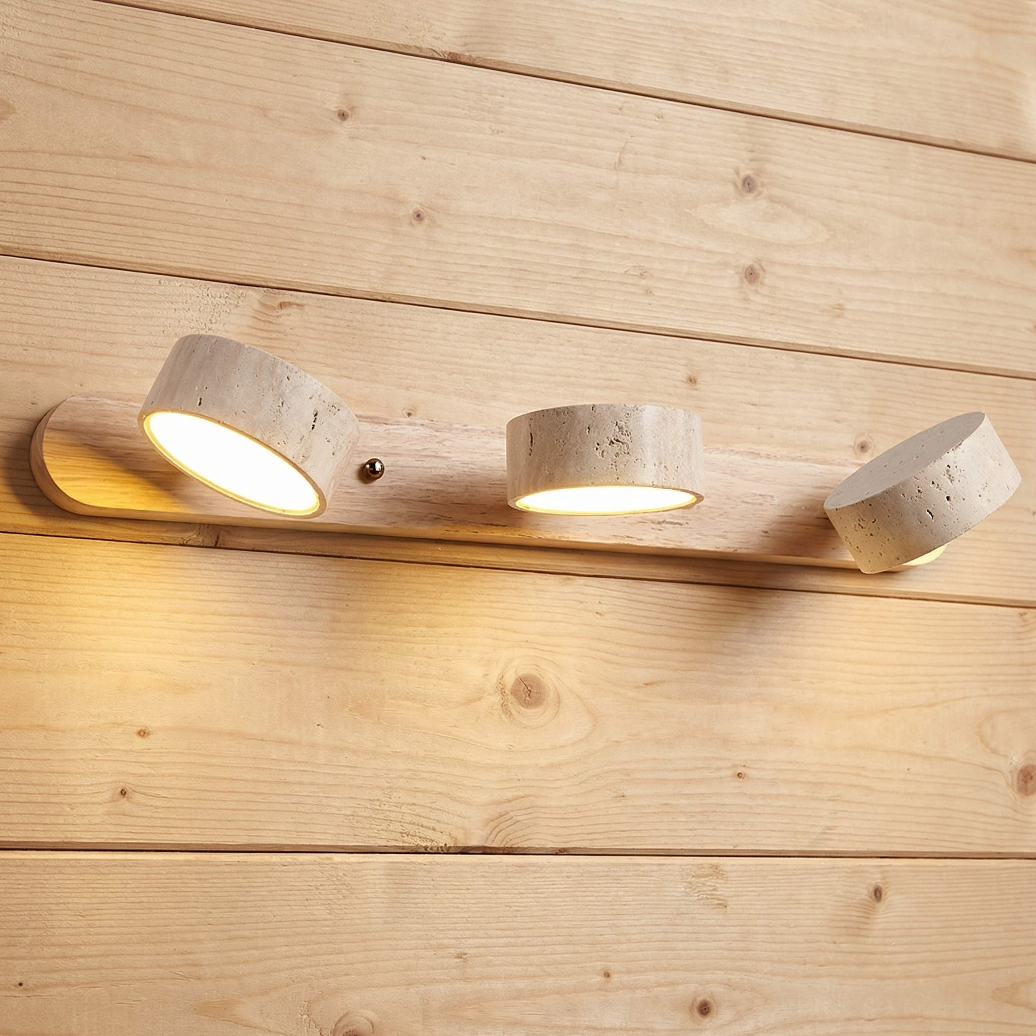 Travertine Wall Light – Natural Modern Design