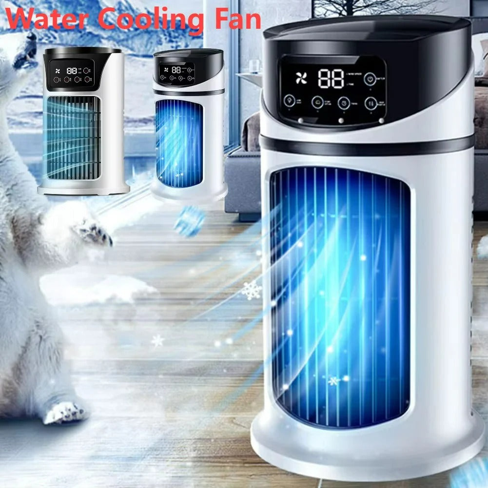 Portable Air Cooler & Humidifier with 9-Speed Fan and Mist Function