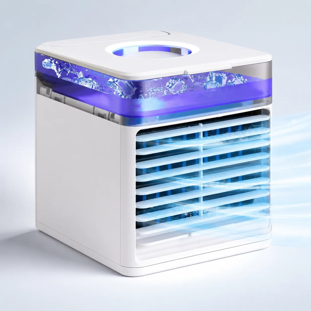 Portable Evaporative Air Cooler & Humidifying Fan for Any Room