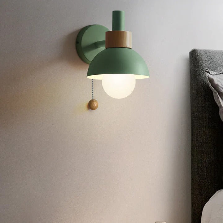 Wall Sconce Lamp | Macaron Globe, 5 Pastel Colours