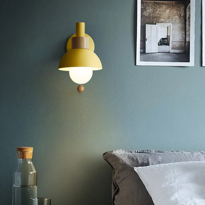Wall Sconce Lamp | Macaron Globe, 5 Pastel Colours