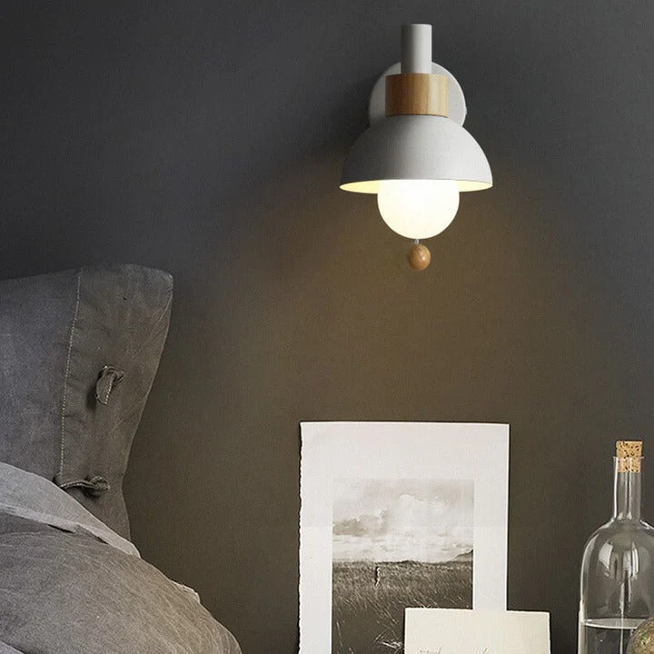 Wall Sconce Lamp | Macaron Globe, 5 Pastel Colours